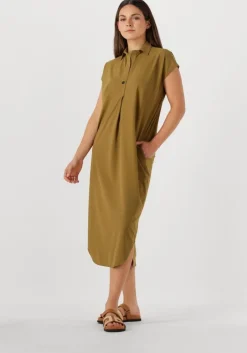 khaki penn & ink mini jurk dress