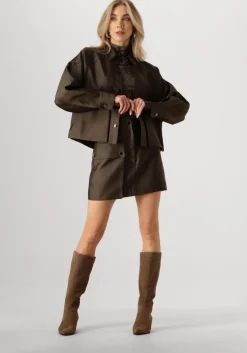 khaki second female minirok oregon skirt