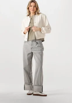 khaki selected femme t-shirt slfessential ss boxy tee