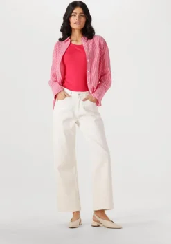 COLOURFUL REBEL blouses vicky striped dropped shoulder blouse><noscript><img width=