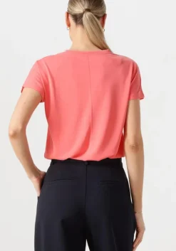 koraal msch copenhagen t-shirt mschfenya modal v neck tee