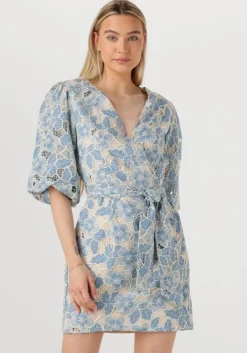 lichtblauwe aaiko mini jurk bailey lace pes 620