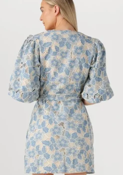 lichtblauwe aaiko mini jurk bailey lace pes 620