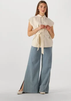 lichtblauwe another label wide jeans noortje denim pant