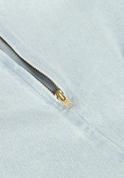 lichtblauwe by-bar blouses olivia bleeched denim blouse