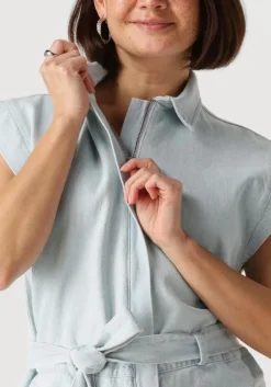 lichtblauwe by-bar playsuits ollie bleeched denim suit