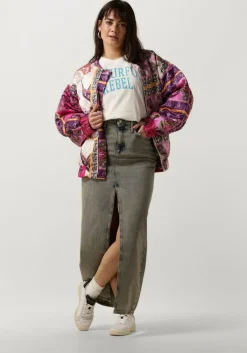 CALVIN KLEIN e maxirok front split maxi denim skirt><noscript><img width=