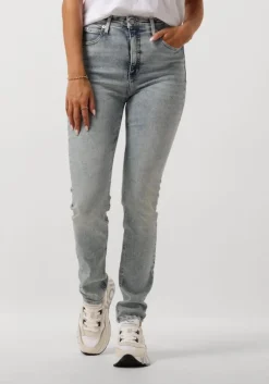 lichtblauwe calvin klein skinny jeans high rise skinny