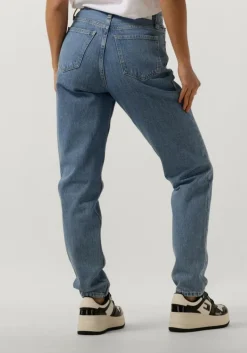 lichtblauwe calvin klein mom jeans mom jean