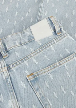 lichtblauwe catwalk junkie wide jeans jeans loose with textured fabric