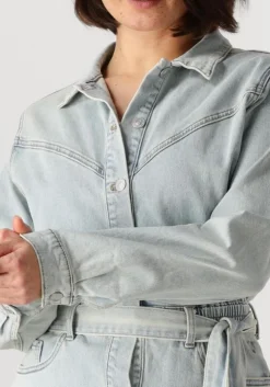 lichtblauwe circle of trust maxi jurk bella dnm dress