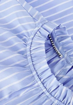 lichtblauwe co'couture blouses diviacc puff ss blouse