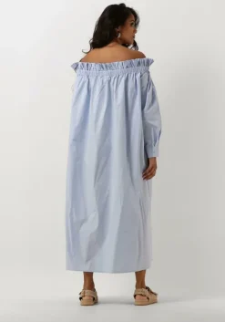 lichtblauwe copenhagen muse midi jurk cmshirley-dress