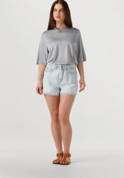 lichtblauwe drykorn shorts refer