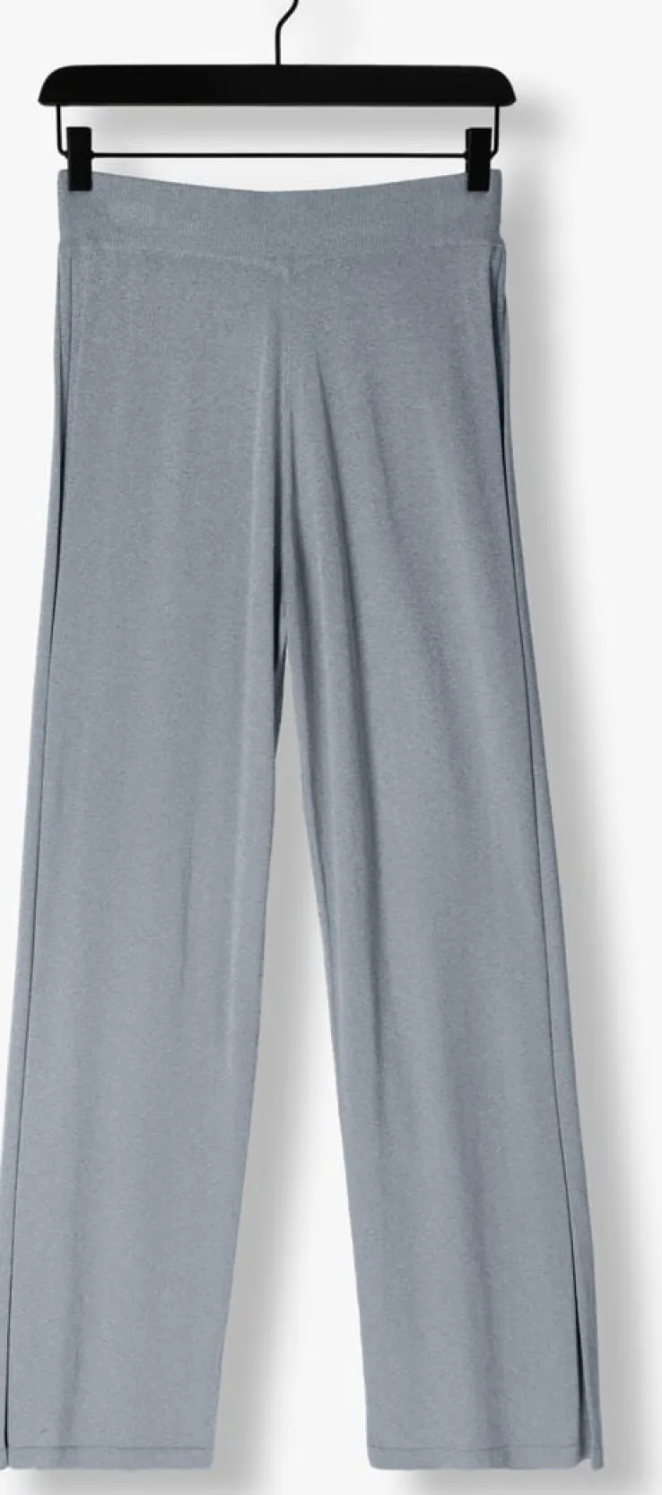 lichtblauwe est'seven wijde broek celeste trouser