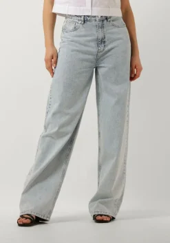 lichtblauwe gestuz wide jeans kailygz hw wide jeans