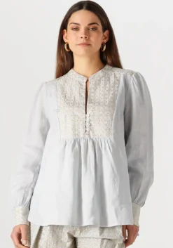 lichtblauwe greek archaic kori blouses 440645