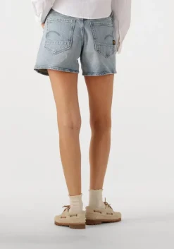 lichtblauwe g-star raw shorts judee short clean edge wmn