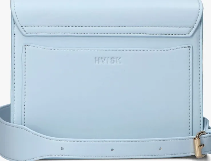 lichtblauwe hvisk schoudertas cayman pocket