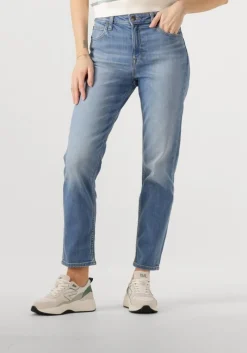 lichtblauwe lee mom jeans carol mean to be