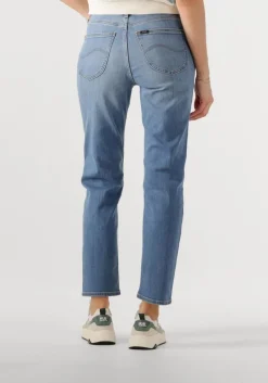 lichtblauwe lee mom jeans carol mean to be