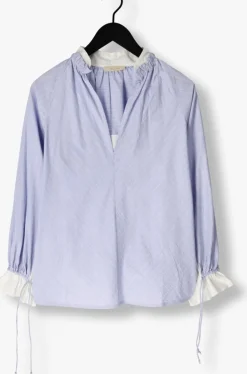 lichtblauwe mes demoiselles blouses wally