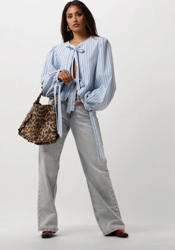 lichtblauwe my essential wardrobe wide jeans 35 the louis 139 high wide y