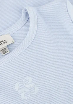 lichtblauwe my essential wardrobe t-shirt mandymw tee