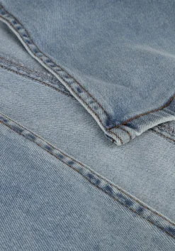 lichtblauwe my essential wardrobe midirok laramw 115 skirt