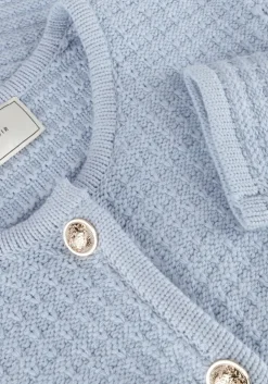 lichtblauwe neo noir vest limone knit jacket