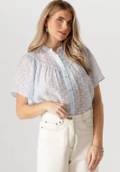 lichtblauwe nukus blouses bianca blouse