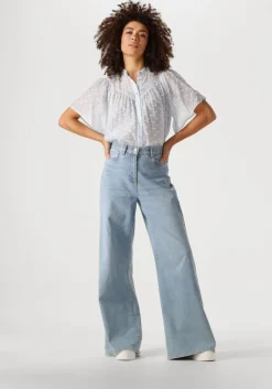 lichtblauwe nukus blouses bianca blouse