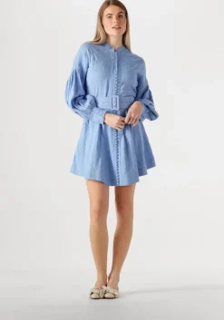 lichtblauwe scarlett poppies mini jurk berite short dress