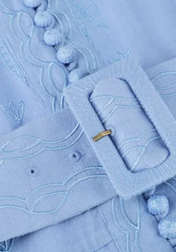 lichtblauwe scarlett poppies mini jurk berite short dress