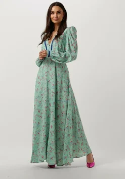 lichtblauwe silvian heach maxi jurk cvp23035ve