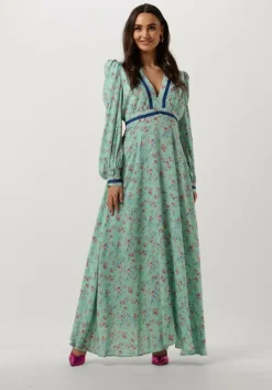 lichtblauwe silvian heach maxi jurk cvp23035ve