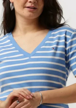 TOMMY HILFIGER e t-shirt new slim cody v-neck ss><noscript><img width=