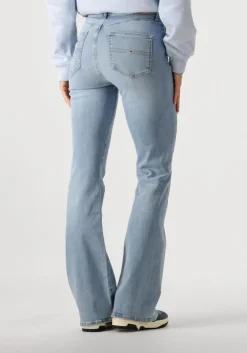 lichtblauwe tommy jeans flared jeans sylvia hgh flr ch0214