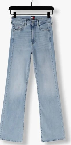 lichtblauwe tommy jeans flared jeans sylvia hgh flr ch0214