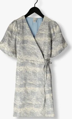 lichtblauwe y.a.s. mini jurk yasclera ss dress