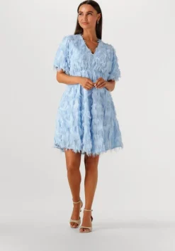 lichtblauwe y.a.s. mini jurk yaspazylla dress
