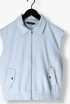lichtblauwe ydence gilet gilet danielle