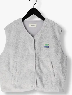AMERICAN VINTAGE lichtgrijze gilet hoktown><noscript><img width=