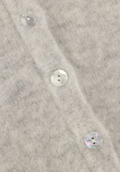 lichtgrijze american vintage vest vitow cardigan