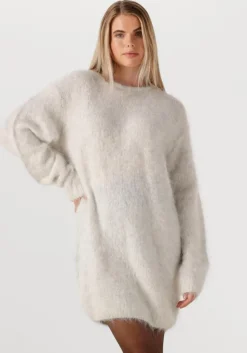 lichtgrijze american vintage midi jurk niby