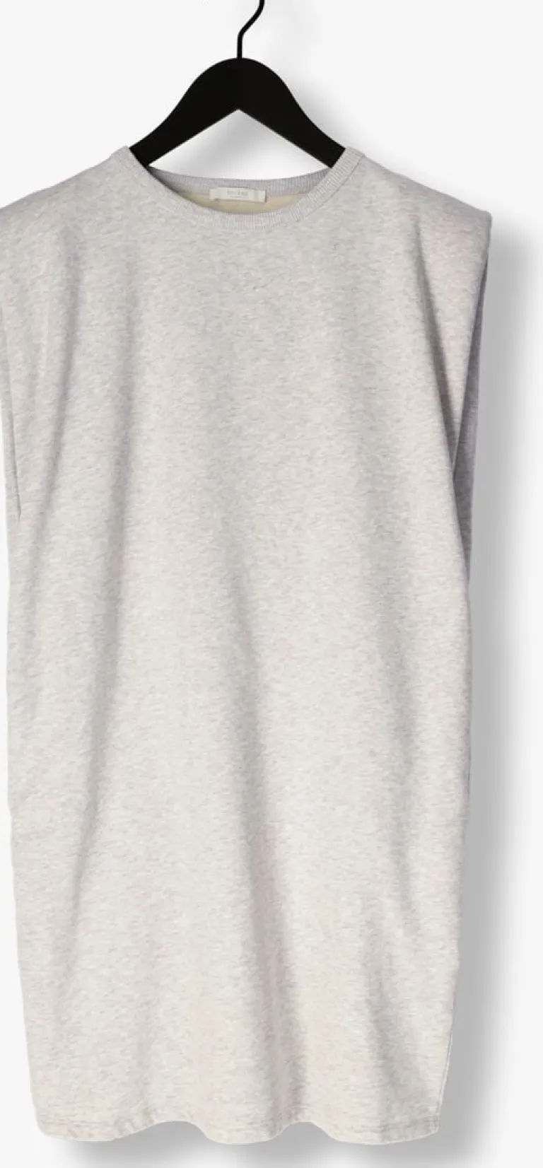 BY-BAR lichtgrijze mini jurk didi sweat dress>DAMES Jurken