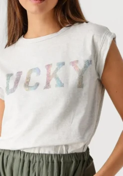 BY-BAR lichtgrijze t-shirt thelma lucky rainbow top><noscript><img width=