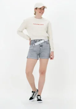 lichtgrijze calvin klein shorts mom short