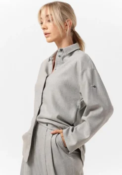 CHPTR-S lichtgrijze blouses lavish blouse>DAMES Blouses