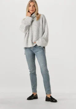CIRCLE OF TRUST lichtgrijze coltrui pip knit>DAMES Truien & Vesten